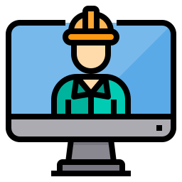 Icon Seite in Arbeit